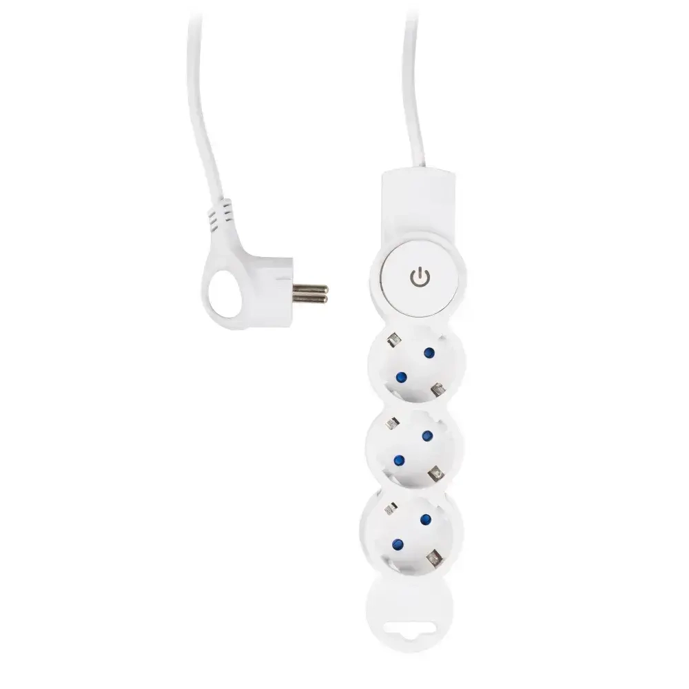 Удлинитель ФАZA с заземлением и выключением 3 гнезда 1,5 метра FW-03-150