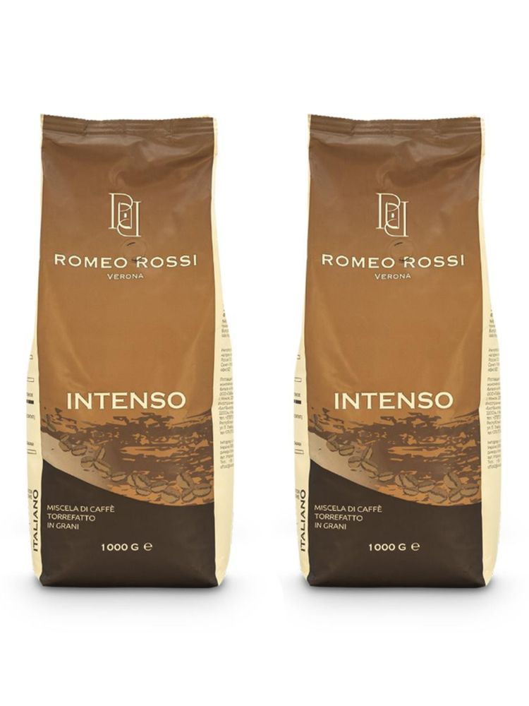 Кофе в зернах Romeo Rossi Verona Intenso 1 кг x 2 шт