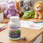 NaturesPlus, Animal Parade®, жевательные мультивитамины для детей, со вкусом винограда, 90 таблеток в форме животных