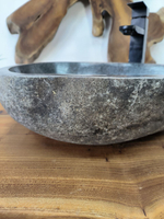 Раковина из речного камня RS-65862 47х37х15 из натурального камня