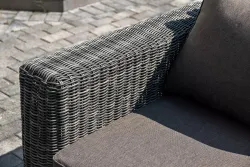 "Боно" лаунж-зона из искусственного ротанга, цвет графит