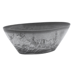 Кашпо МИКРИТ овальное 3,4 л 35,5*17*13см М3109