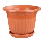 Горшок цв. Лозанна 25л (коричневый) (комплект 5 шт)