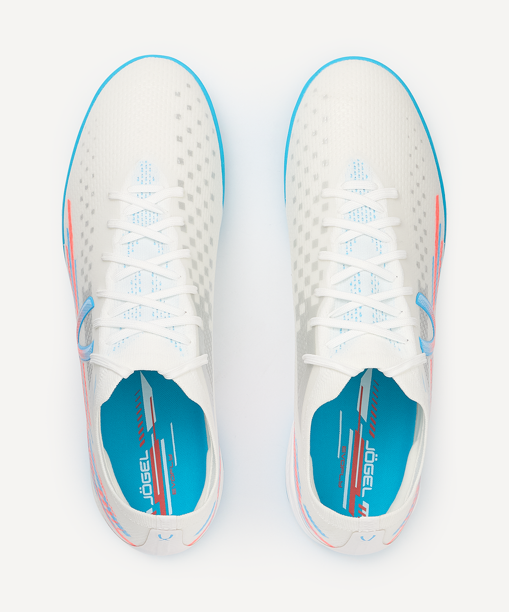 Бутсы многошиповые Evofly TF PRO White/blue