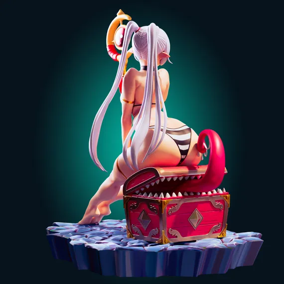 Frieren on the Chest with NSFW ver. - Sousou no Frieren