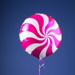 F Шар Круг Фуше леденец конфета 18" / 46 см (БГ-15)