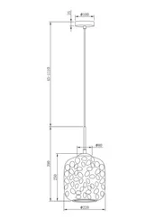 Подвесной светильник Maytoni MOD001PL-01CFL