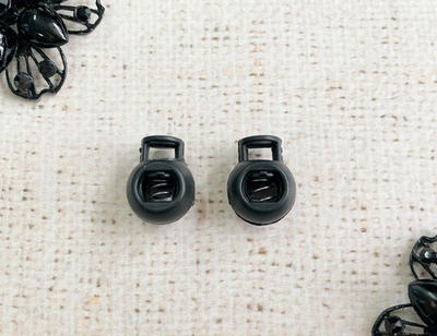 Фиксатор шар, р. 2,3х1,8, d 8 мм, чёрный