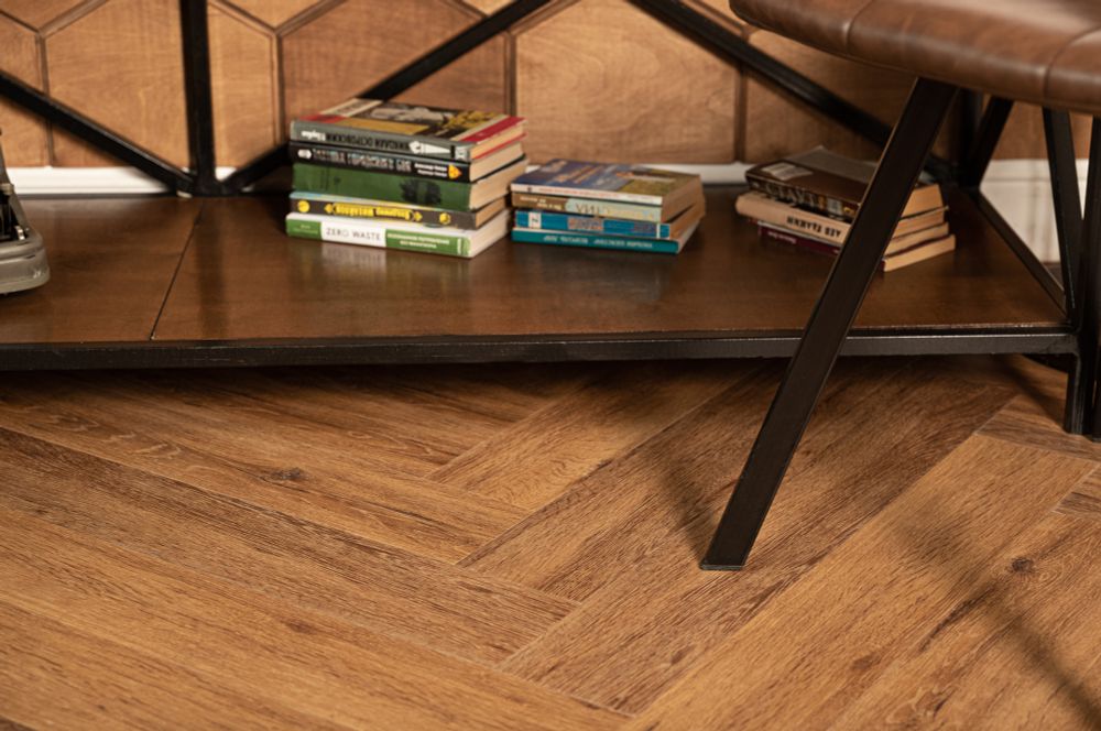 Виниловый паркет Vinilam Parquet Herringbone Де Виль паркет