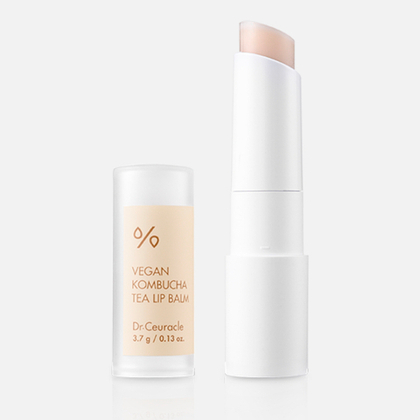 DR.CEURACLE VEGAN KOMBUCHA TEA LIP BALM Веганский бальзам для губ с чаем комбуча