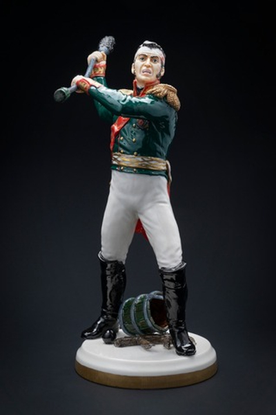 Статуэтка. Фарфор. Солдат. Костенецкий Василий Григорьевич - Русский полководец. Россия