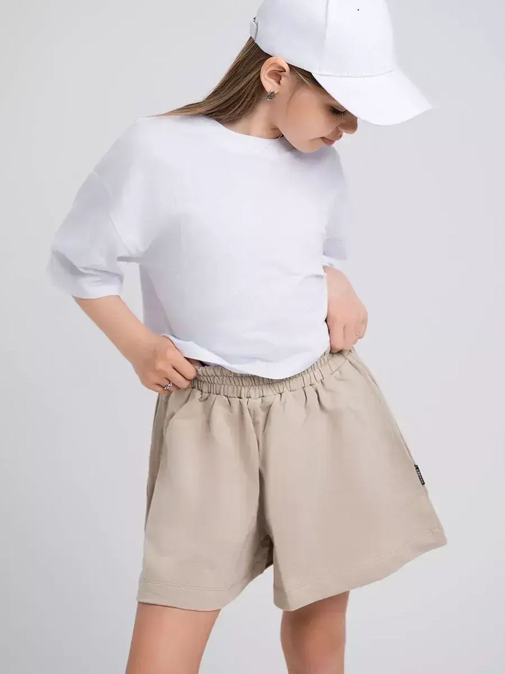 Шорты юбка для девочки, плотные