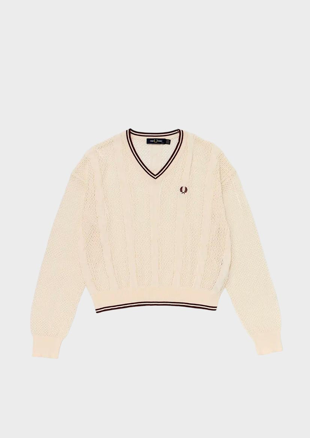 Джемпер FRED PERRY Mesh Cable Knit Jumper