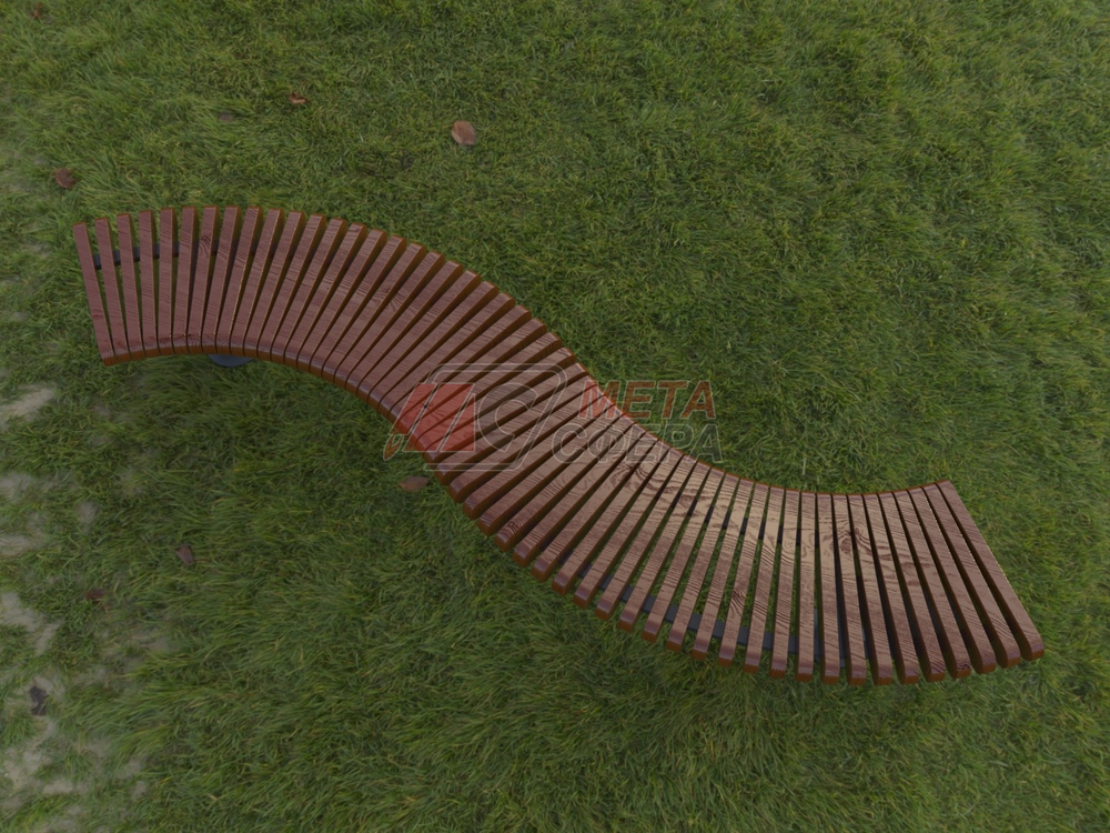 Лавка Rail Road 01 Змейка