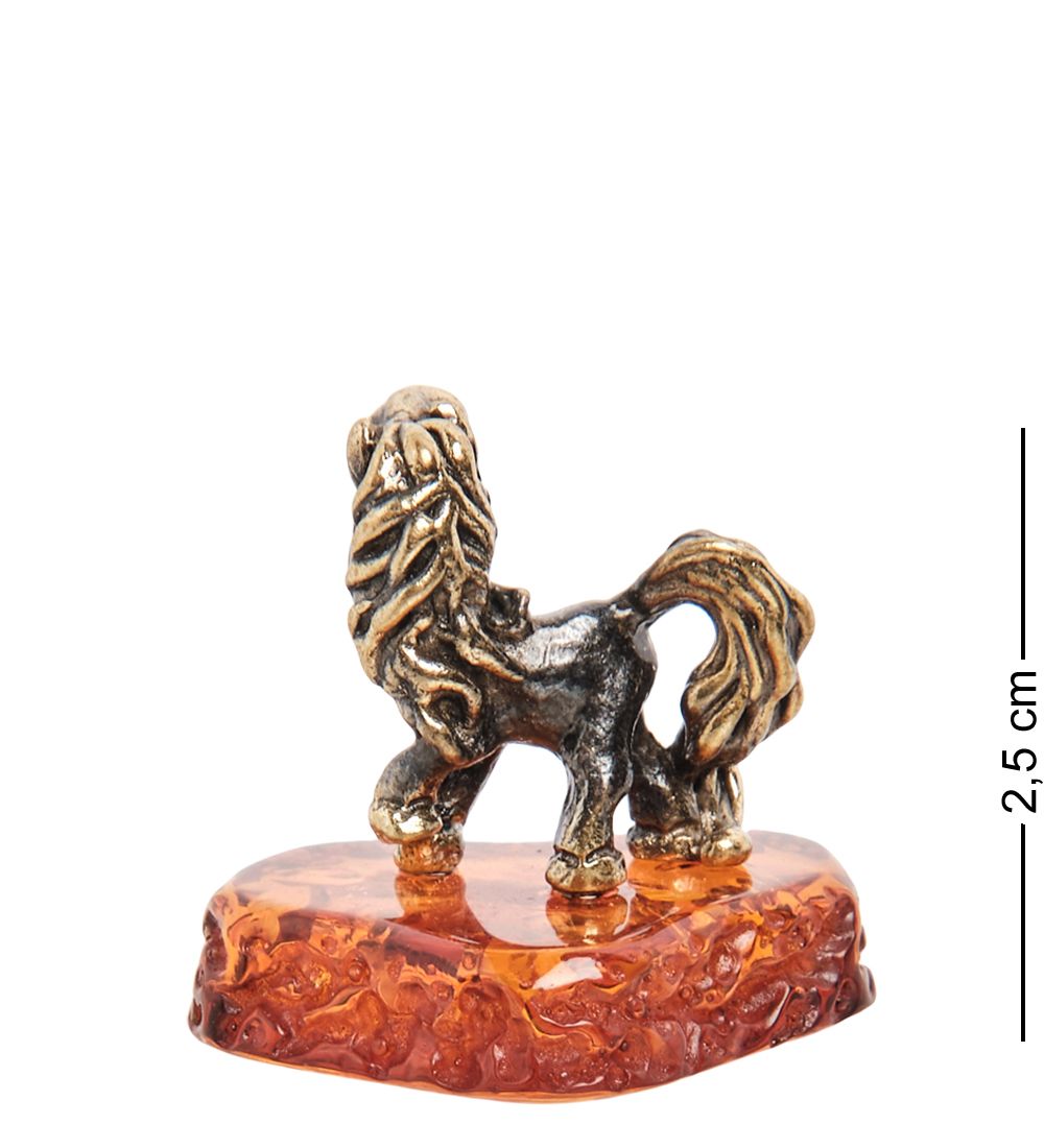 AM-1500 Фигурка «Пони Пинки Пай» (латунь, янтарь)