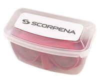 Комплект Scorpena маска+трубка для сноркелинга, тёмно-красный Взрослый