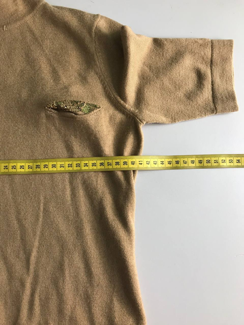 Кардиган и джемпер Pedro Del Hierro с пайетками, маркировка S, визуально на 44 размер