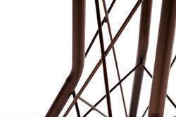 "Конте" интерьерный стол из HPL круглый Ø70см, цвет "дуб"