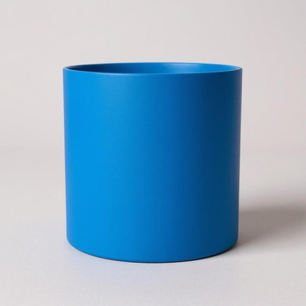 Шляпная коробка без крышки и лент 24х25 см Цвет; Ярко голубой.