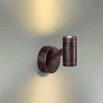 6636/6BL HIGHTECH ODL24 392 коричневый/металл Настенный светильник IP54 LED 6W 3000K 25° 220V PRODY