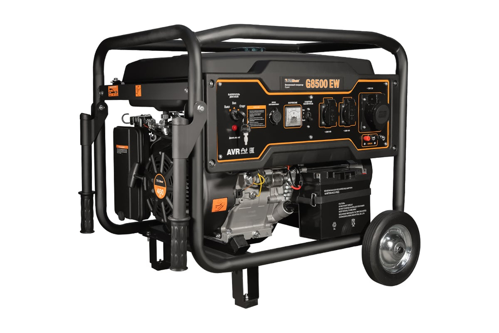Бензиновый генератор FoxWeld Expert G8500 EW в компл. с блоком автоматики 8221