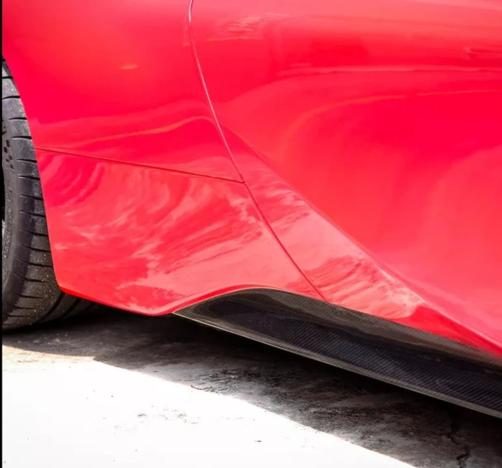 Карбоновые боковые юбки в заводском стиле для FERRARI SF90 Феррари OEM