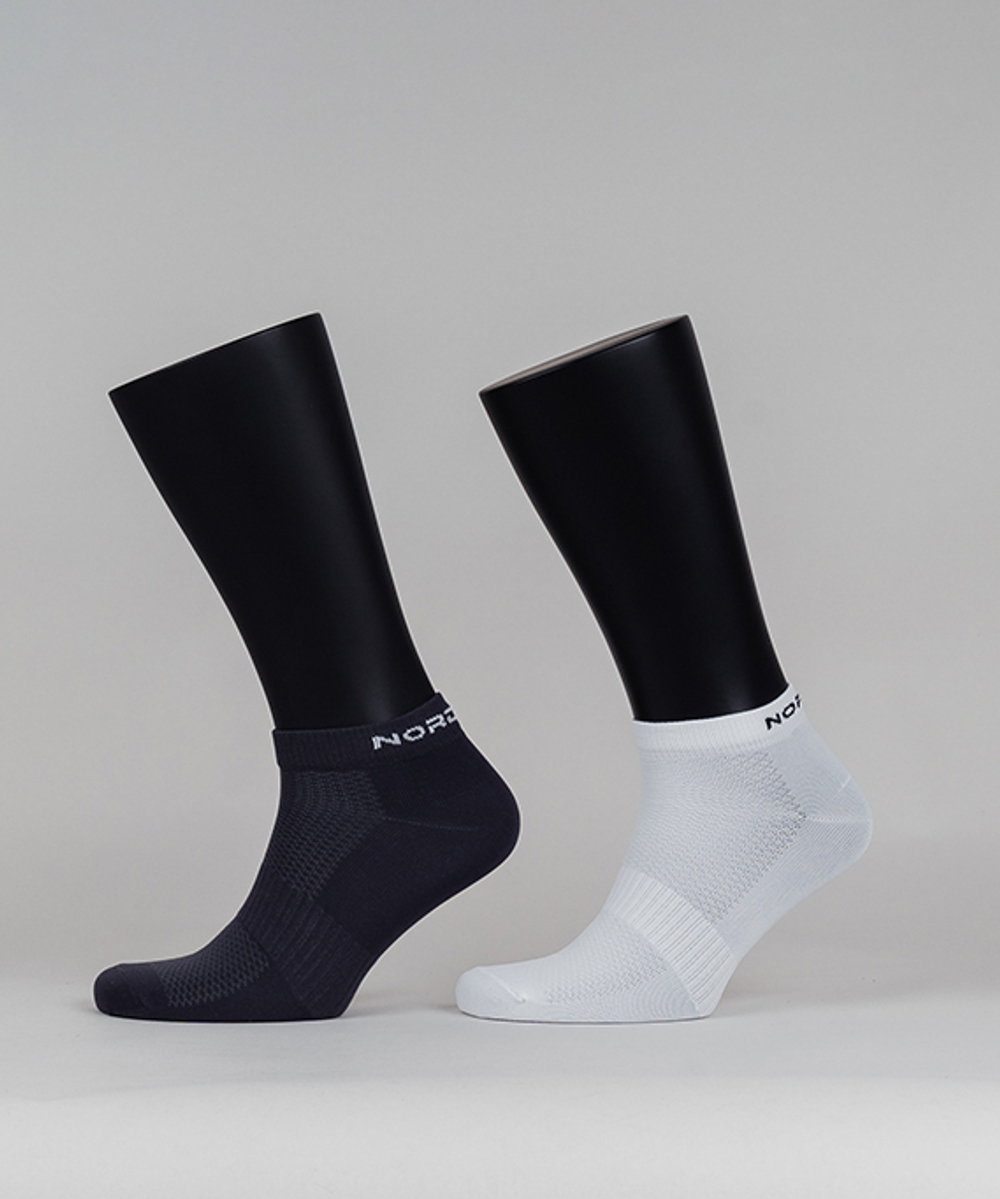 Носки NORDSKI RUN Grey/White (2 пары)