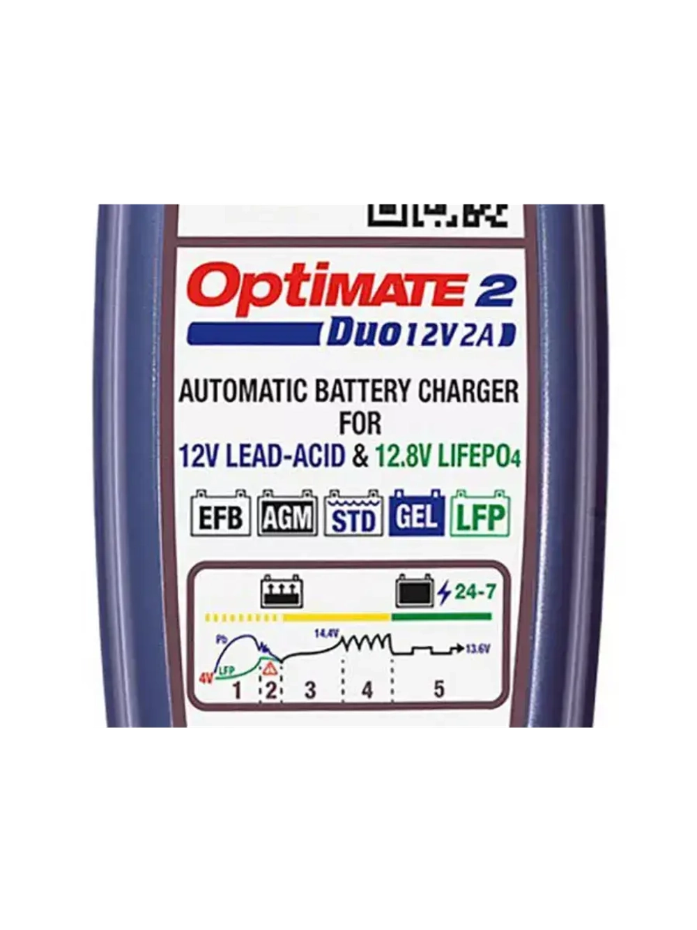 Зарядное устройство OptiMate 2 DUO (1х2A + Lithium 12.8V)