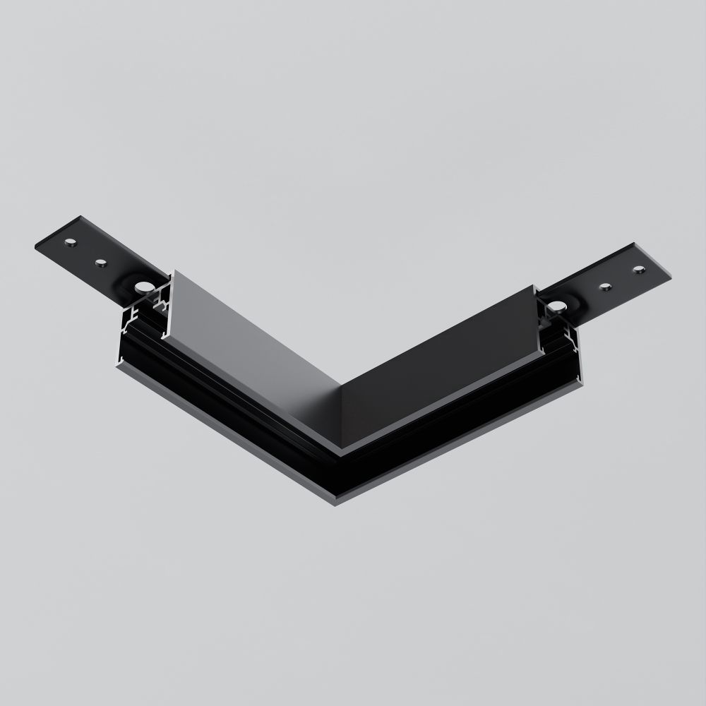 Коннектор угловой накладной низкопрофильный Maytoni   TRAM034CL-41B