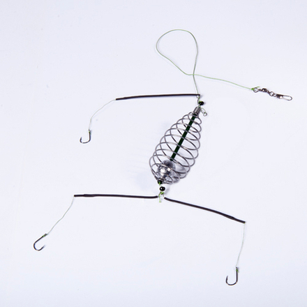 Оснастка донная СПИРАЛЬ 3 крючка 38гр