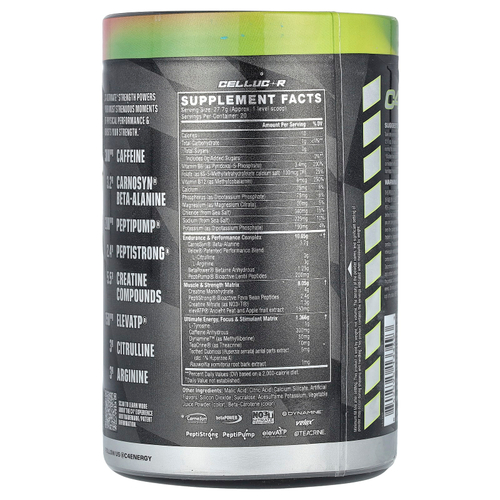C4 / Cellucor, C4 Ultimate Strength, перед тренировкой, арбуз, 554 г (1,22 фунта)