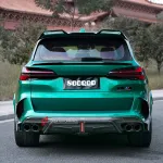 Карбоновый диффузор заднего бампера со стоп-сигналом для BMW X5M F95 Рестайлинг 2023+ БМВ