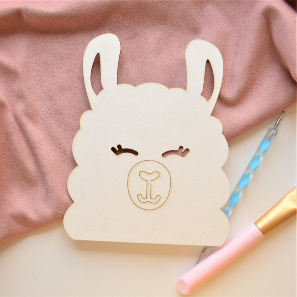 Заготовка для тиснения "Лама"