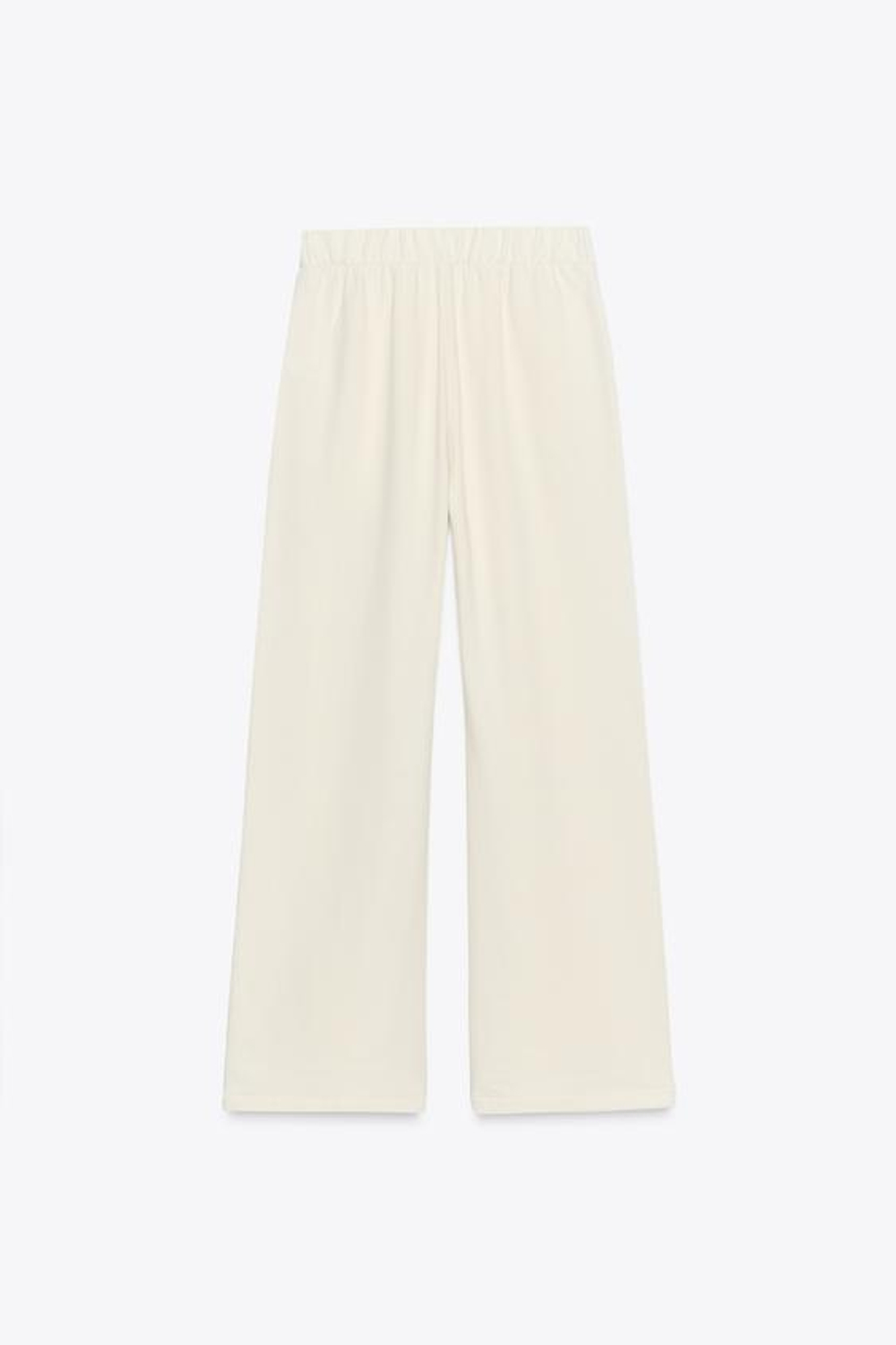 ZARA БРЮКИ В СТИЛЕ РУСТИК С РЕМНЕМ, ЭКРЮ