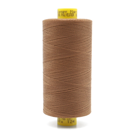Нитки для отстрочки Gutermann Mara №30, 300м, золотисто-коричневый
