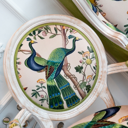 Полукресло Объект мечты Индокитайский зелёный павлин