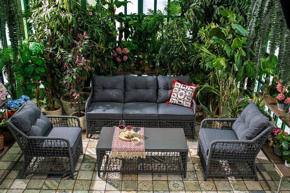 Плетеный стол LUCCA кофейный