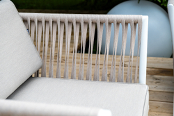 "Касабланка" лаунж-зона плетеная из роупа 5-местная, цвет бежевый