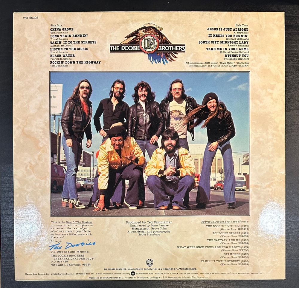 The Doobie Brothers- Best Of The Doobies (Нидерланды 1976г.)