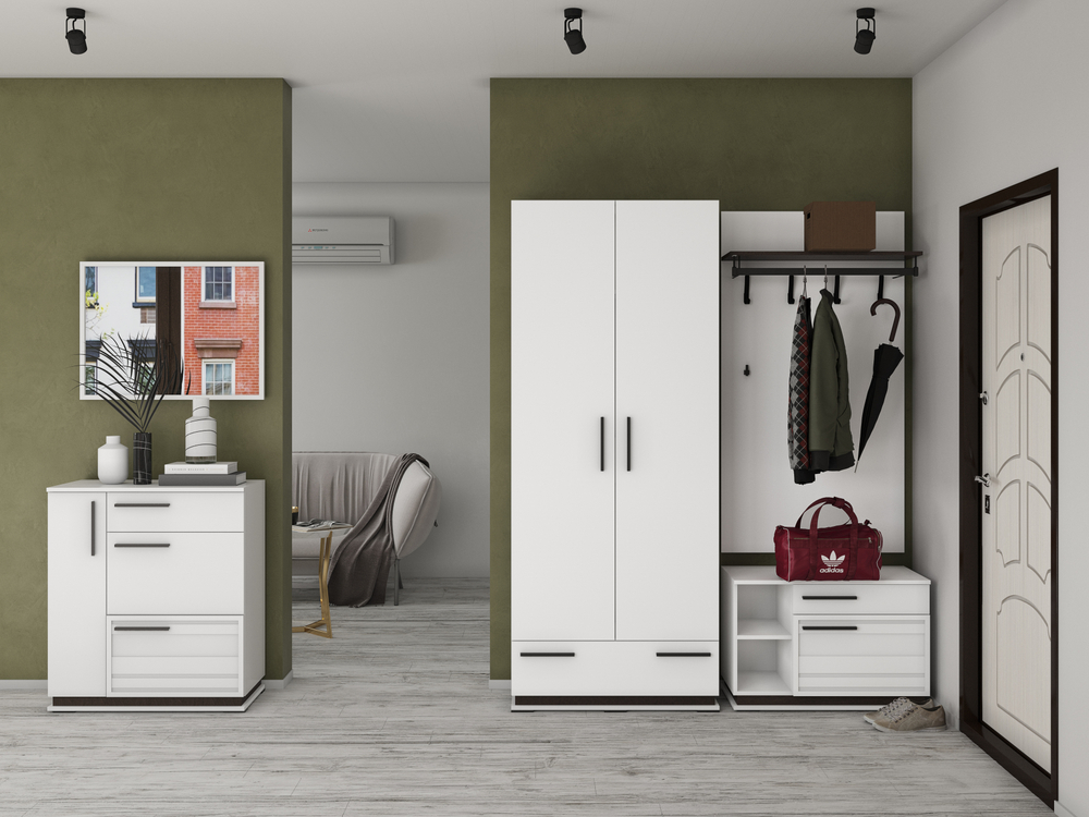 Тумба Модена МТ-32 белый/венге