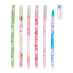 Ручка гелевая, пиши-стирай, Basir, синие чернила, серия "САКУРА", разноцветный корпус