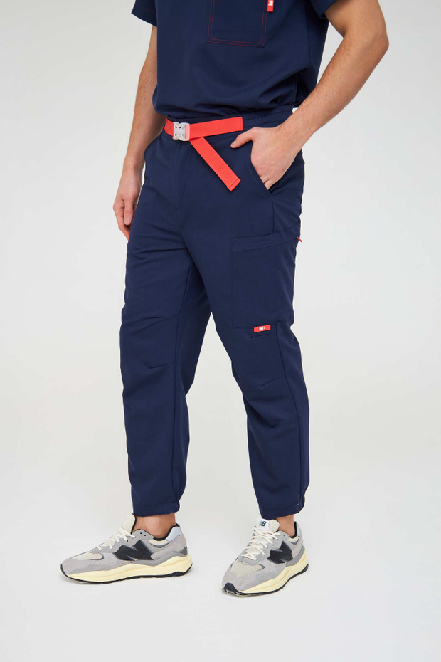 Джоггеры медицинские унисекс Кайтеки, нэви