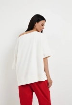 Футболка Летучая мышь белый