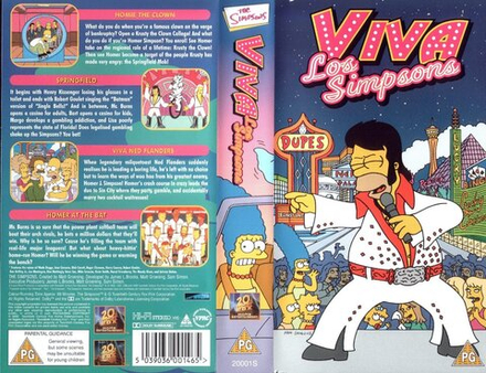 Кассета VHS The Simpsons Viva Los Simpsons
