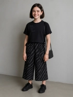 Костюм для девочки, футболка и кюлоты