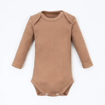 Боди с дл.рукавом BASIC LINE, рост 74-80 см, коричневый (Крошка Я)