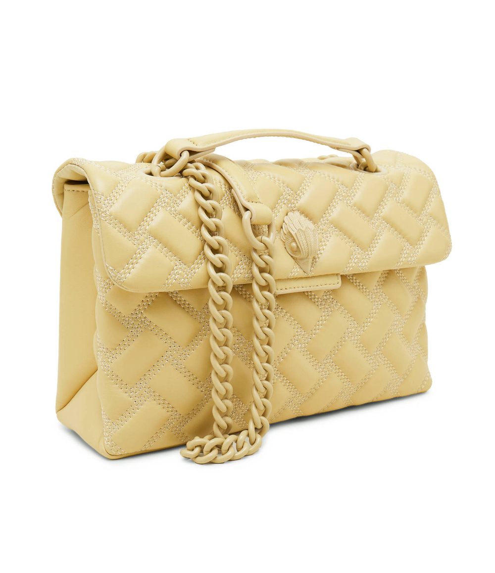 Кожаная сумка через плечо KENSINGTON Kurt Geiger - кремовый(9986942109)