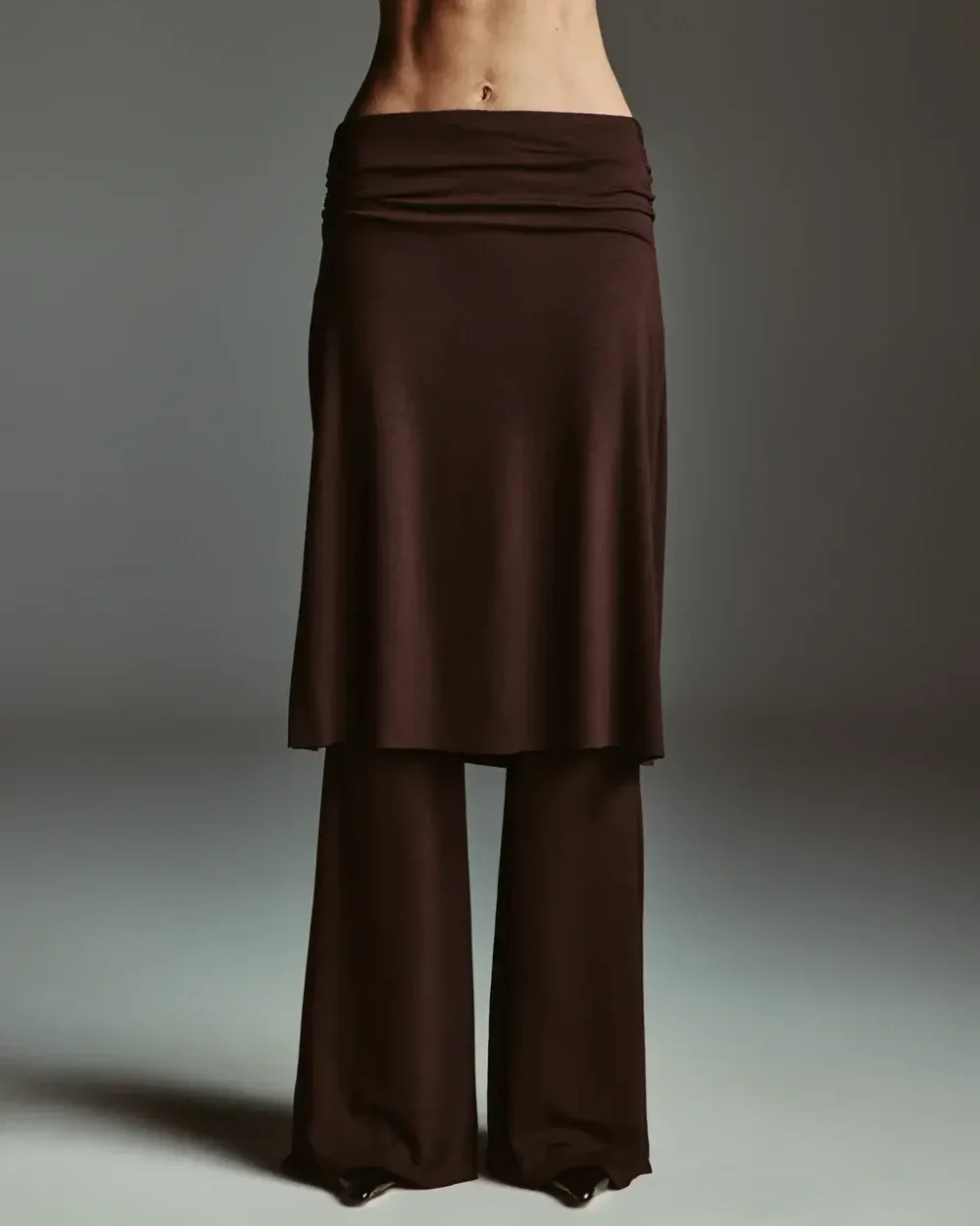 Юбка-брюки коричневые