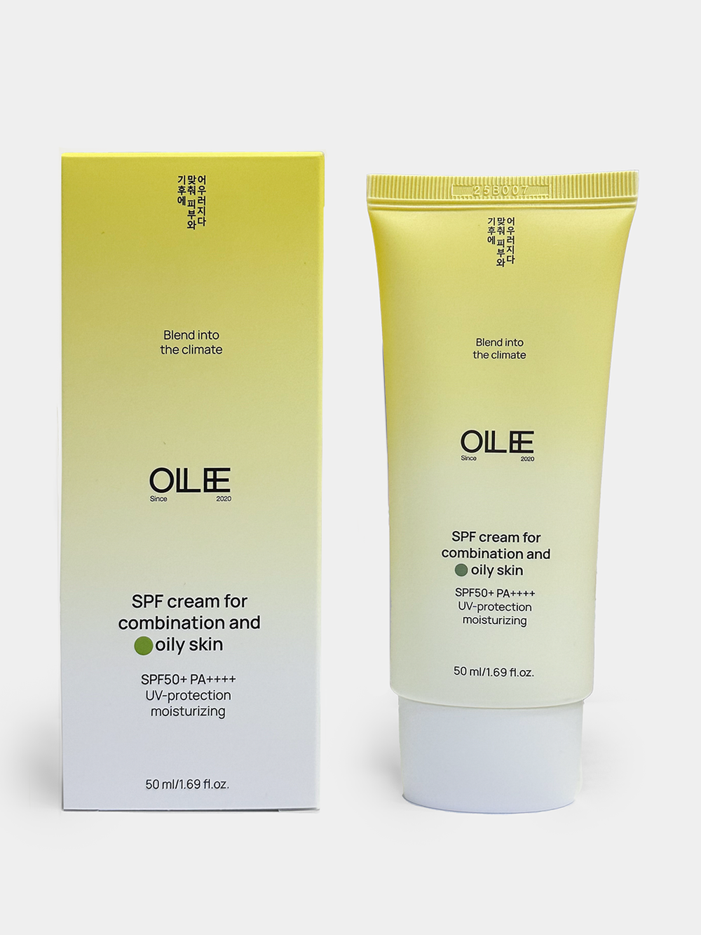 Солнцезащитный крем для жирной и комбинированной кожи SPF50+
