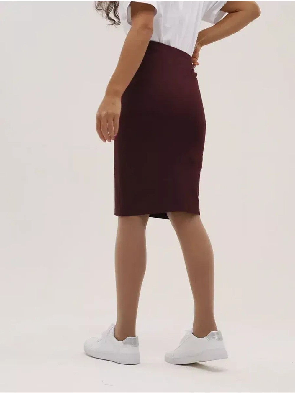 Юбка для беременных миди